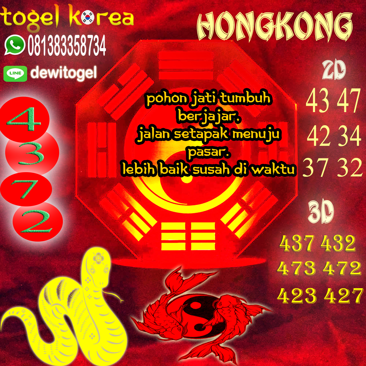 PREDIKSI JITU HONGKONG (HK) 10 AGUSTUS 2020.