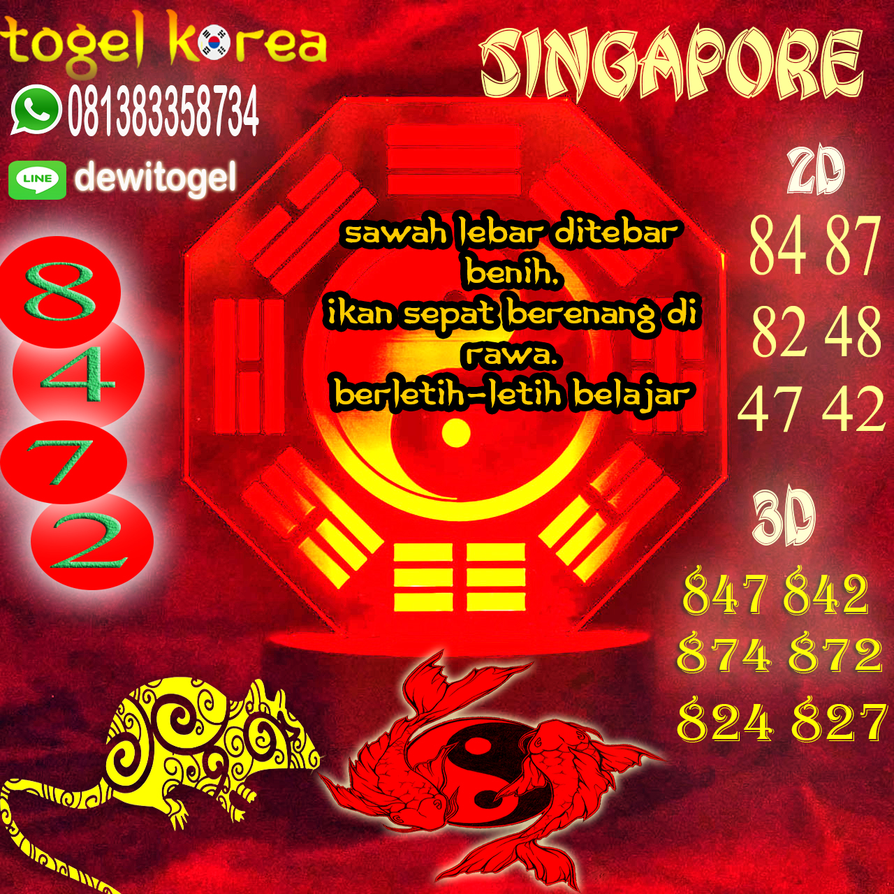PREDIKSI JITU SINGAPORE (SG) 10 AGUSTUS 2020